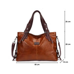 Sacoche ordinateur à main en cuir synthétique style vintage pour femme - Vignette | Sacs Ordinateur