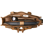 Sac ordinateur en cuir véritable avec bandoulière pour homme - Vignette | Sacs Ordinateur