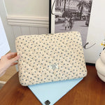 Housse pour ordinateur portable matelassée avec imprimé de fleurs - Vignette | Sacs Ordinateur