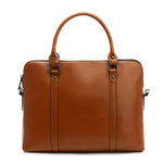 Sac ordinateur pour femme en cuir véritable avec bandoulière - Vignette | Sacs Ordinateur