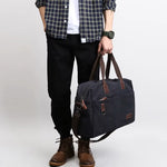Sacoche ordinateur en toile durable pour homme avec bandoulière pratique - Vignette | Sacs Ordinateur